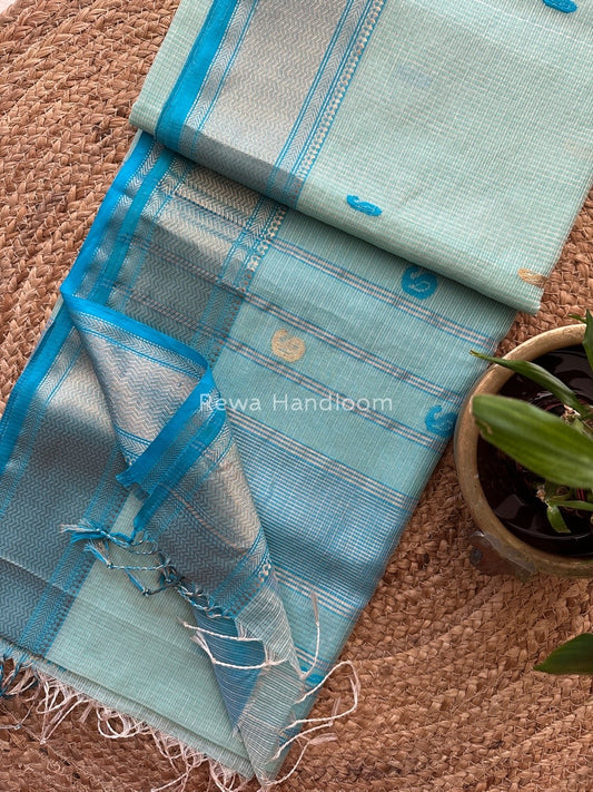 Maheshwari Tissue Butti Saree
