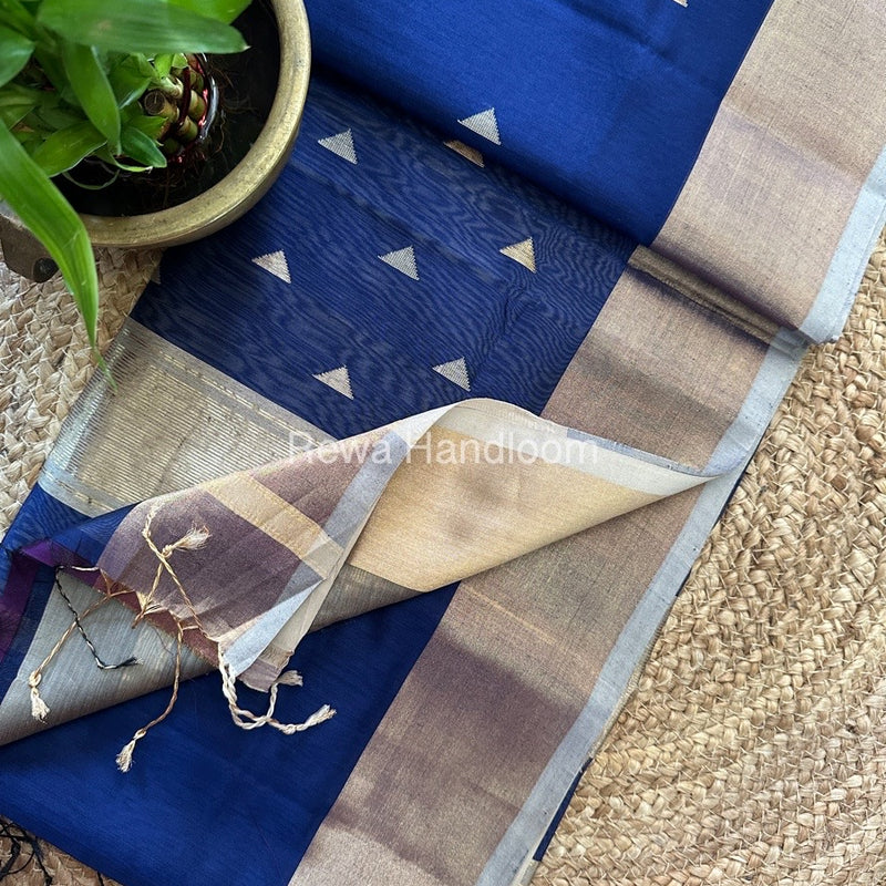 Zari Butti Maheshwari Saree 