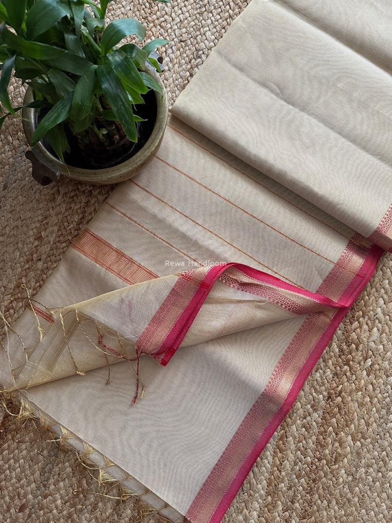 Maheshwari Tissue Silk Saree