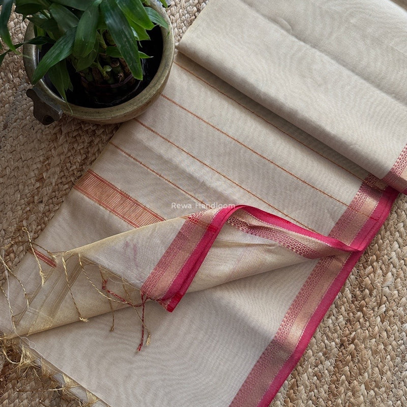 Maheshwari Tissue Silk Saree