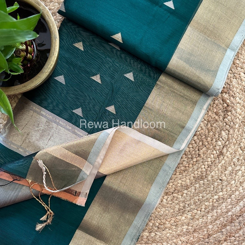 Zari Butti Maheshwari Saree