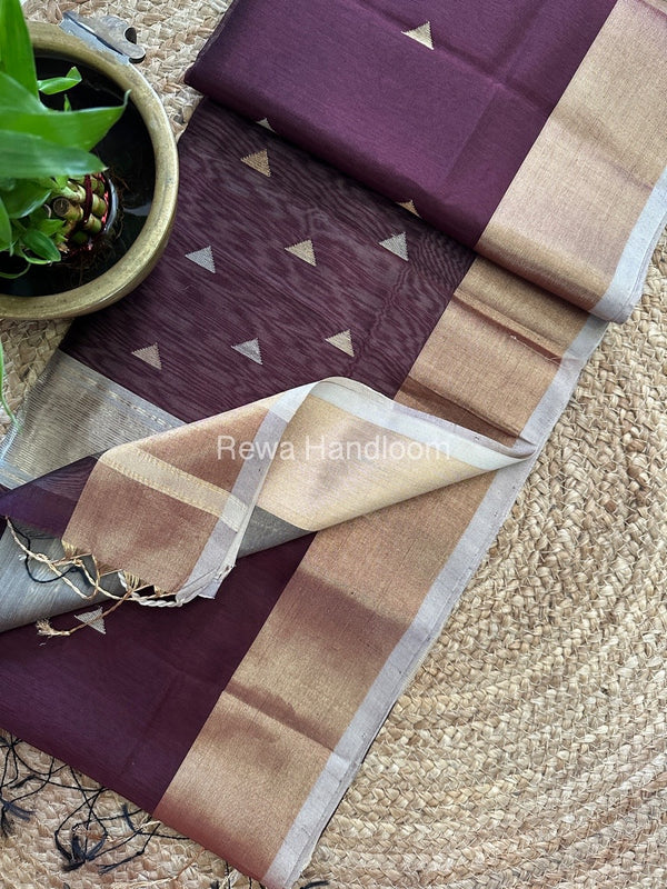 Zari Butti Maheshwari Saree