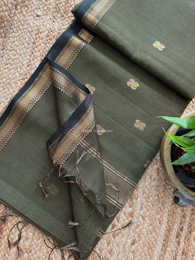 Maheshwari Tissue Butti Saree