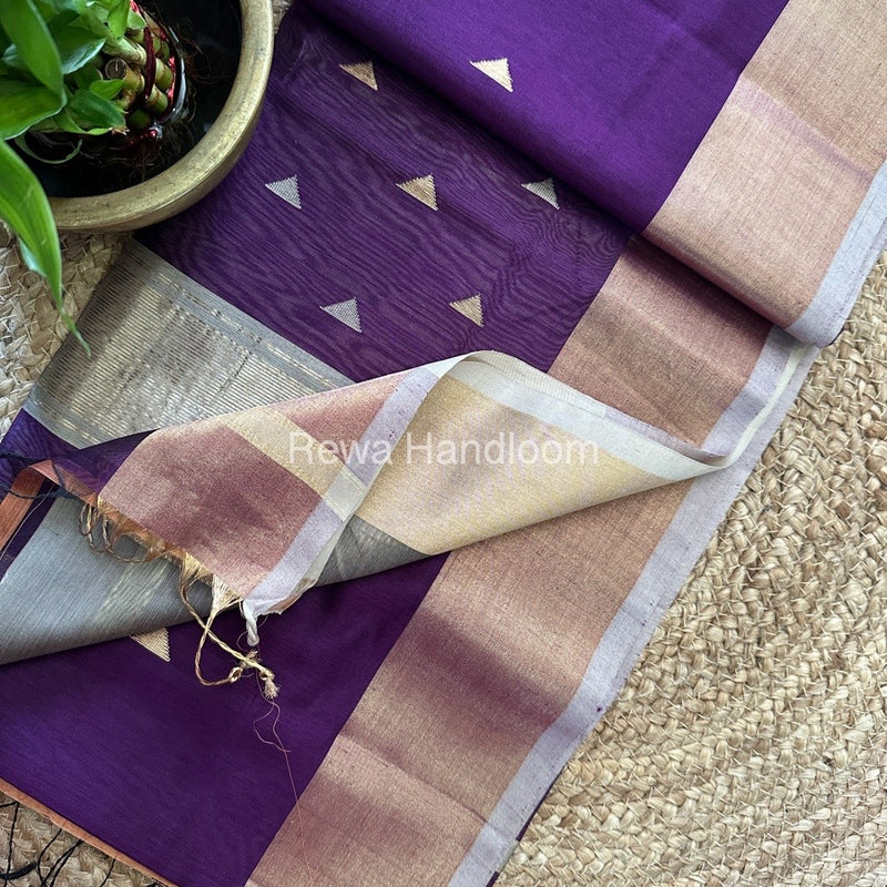 Zari Butti Maheshwari Saree