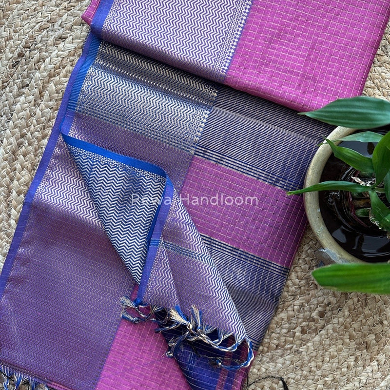 Maheshwari Skirt Checks Saree