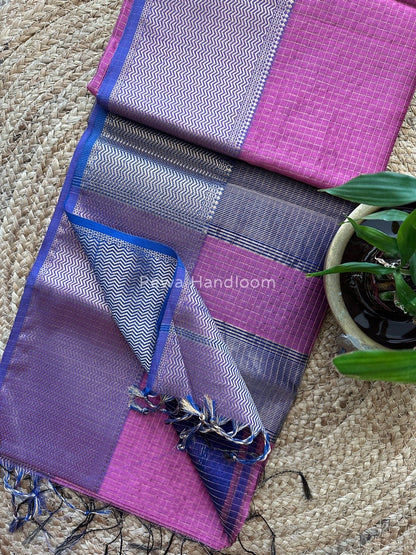Maheshwari Skirt Checks Saree