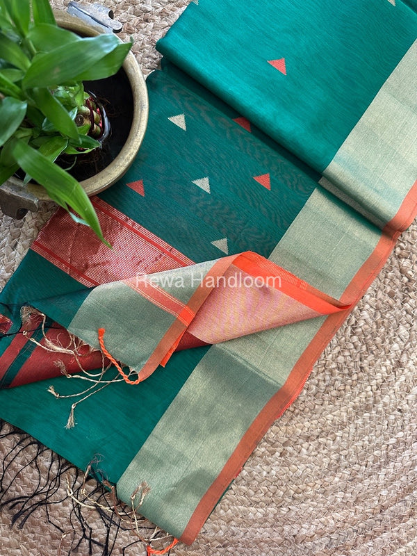 Zari Butti Maheshwari Saree