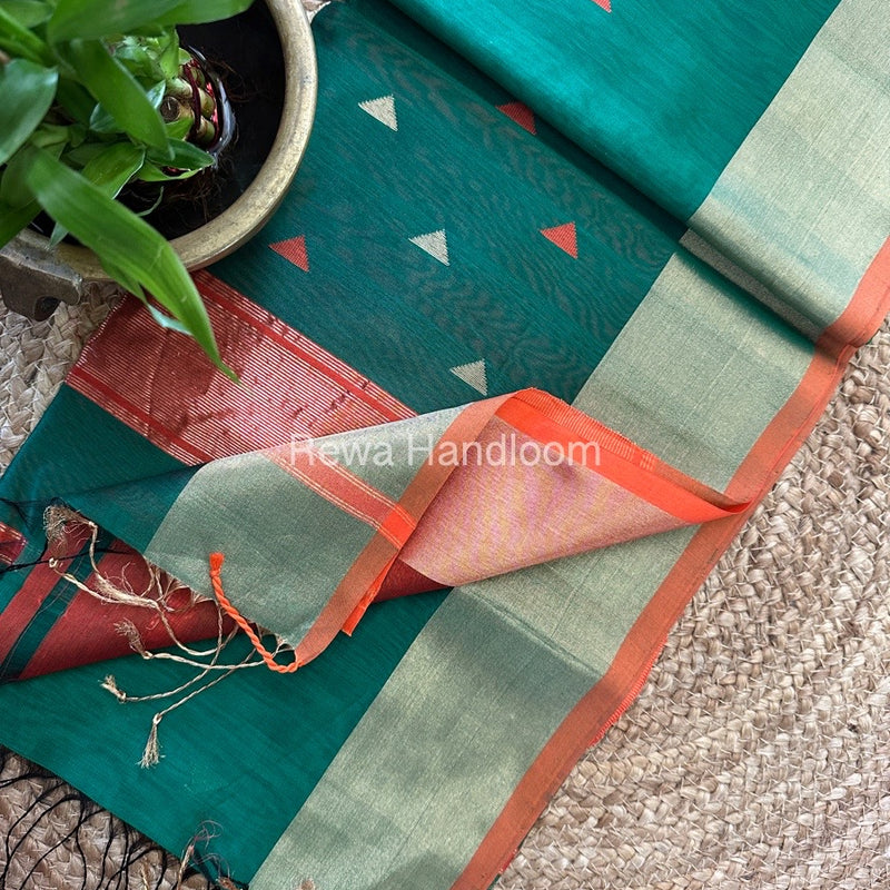 Zari Butti Maheshwari Saree