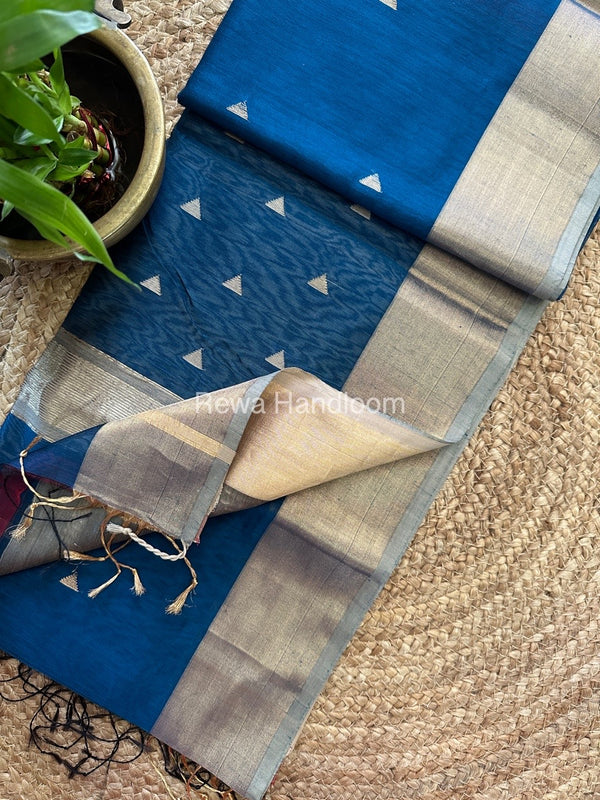 Zari Butti Maheshwari Saree 
