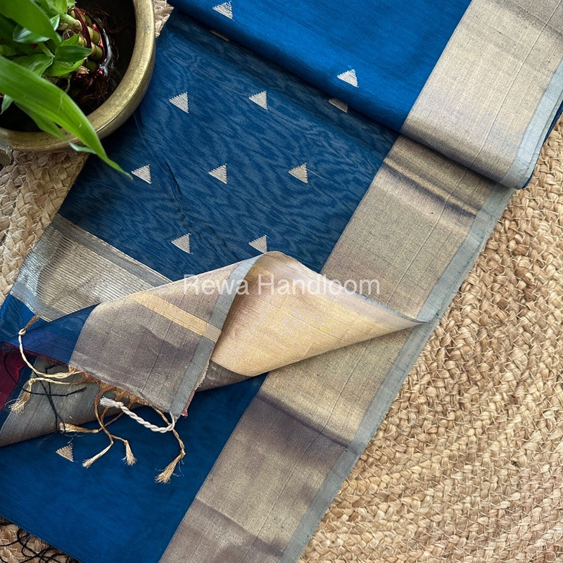 Zari Butti Maheshwari Saree 