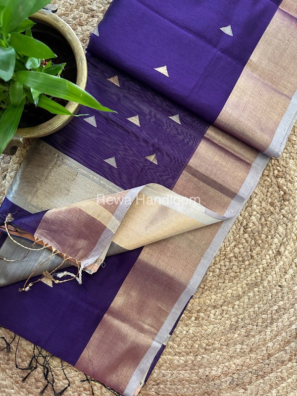 Zari Butti Maheshwari Saree 