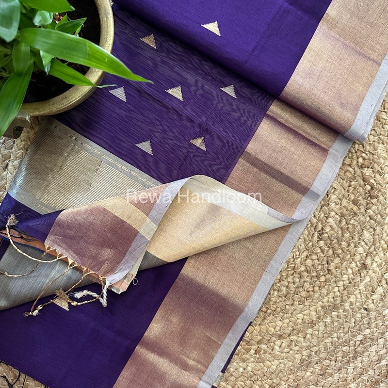 Zari Butti Maheshwari Saree 