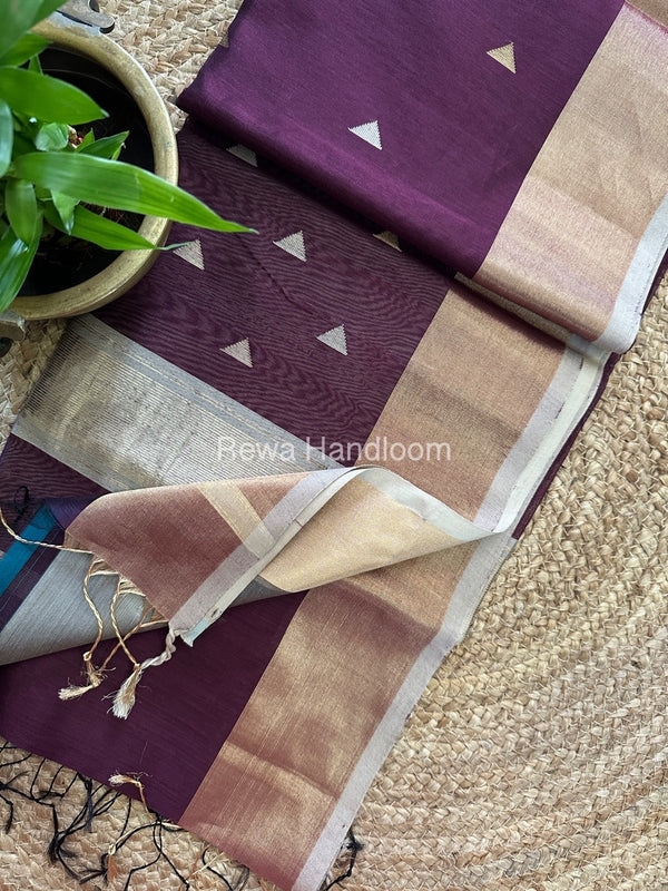 Zari Butti Maheshwari Saree