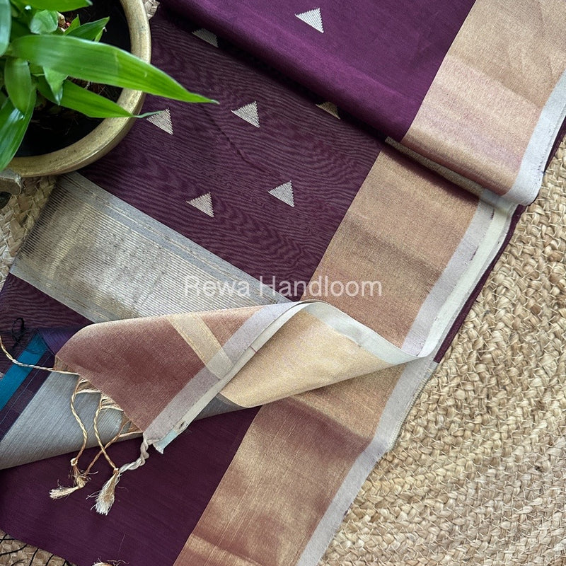 Zari Butti Maheshwari Saree
