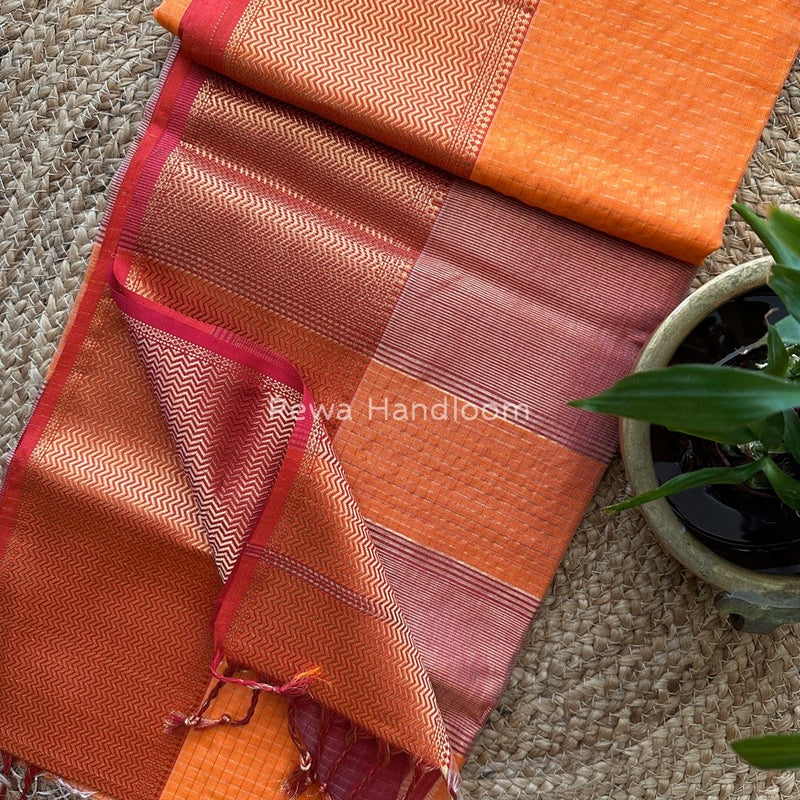 Maheshwari Skirt Checks Saree