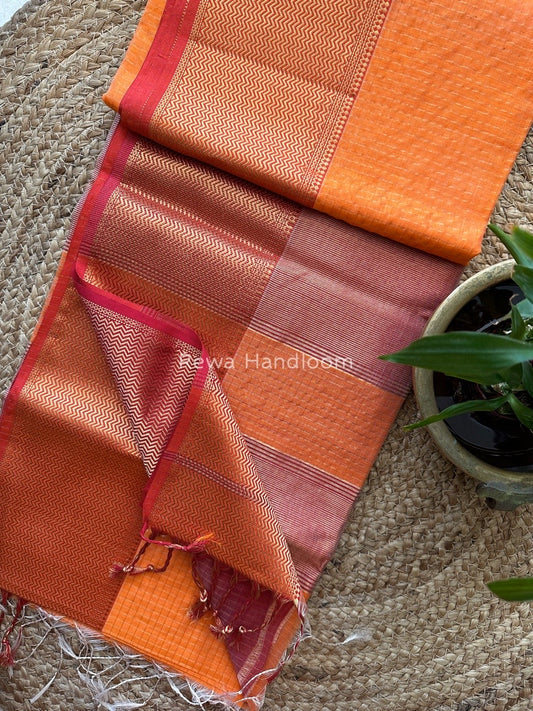 Maheshwari Skirt Checks Saree