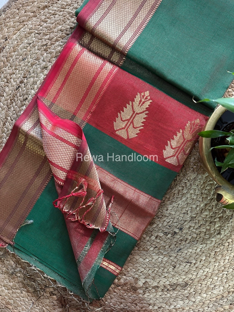 Maheshwari Tissue Silk Saree