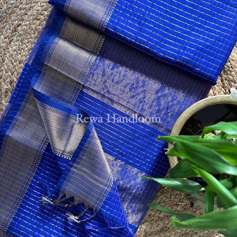 Maheshwari Zari Checks Saree