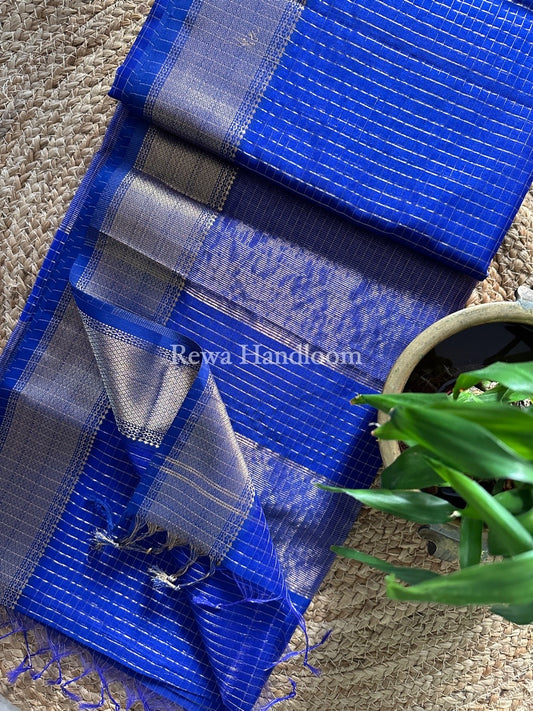 Maheshwari Zari Checks Saree