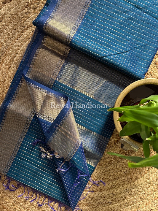 Maheshwari Zari Checks Saree