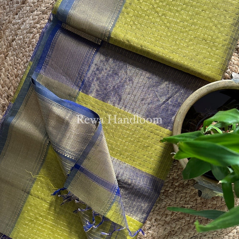 Maheshwari Zari Checks Saree