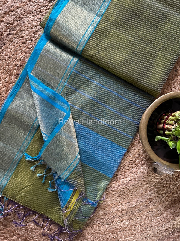 Exclusive Maheshwari Tissue Silk Saree 