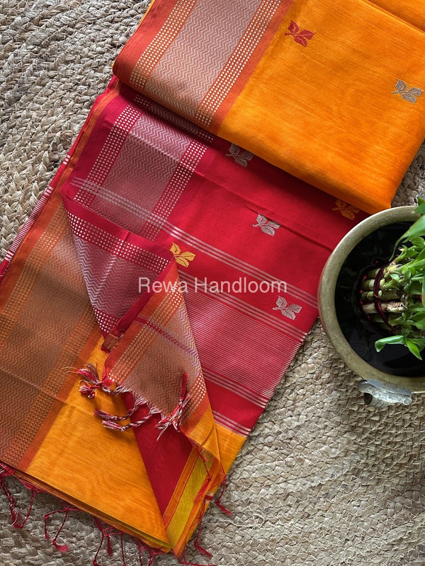 Maheshwari Resham Thread Butti Saree
