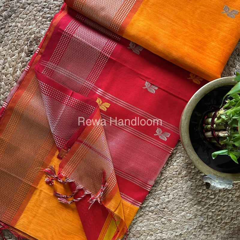 Maheshwari Resham Thread Butti Saree