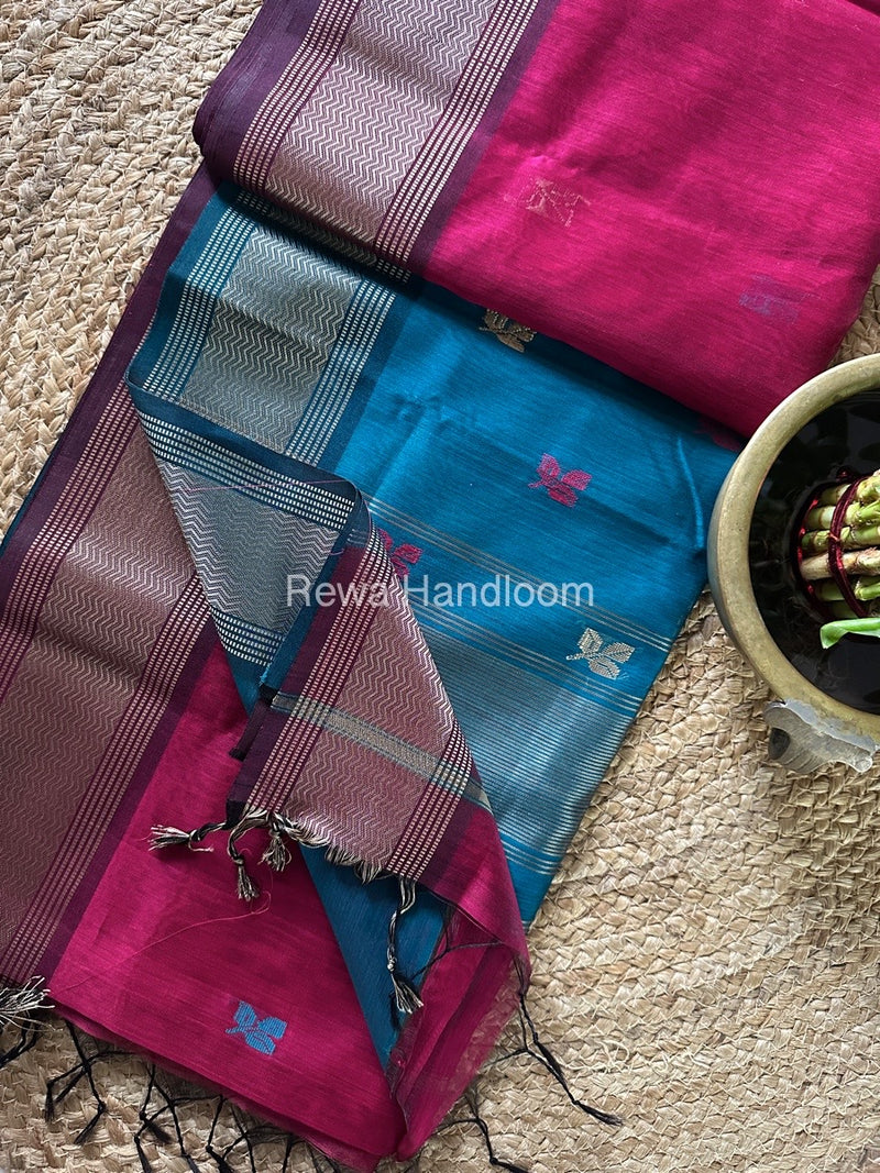 Maheshwari Resham Thread Butti Saree