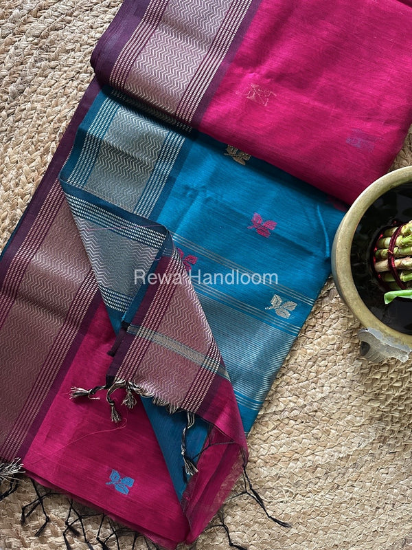 Maheshwari Resham Thread Butti Saree