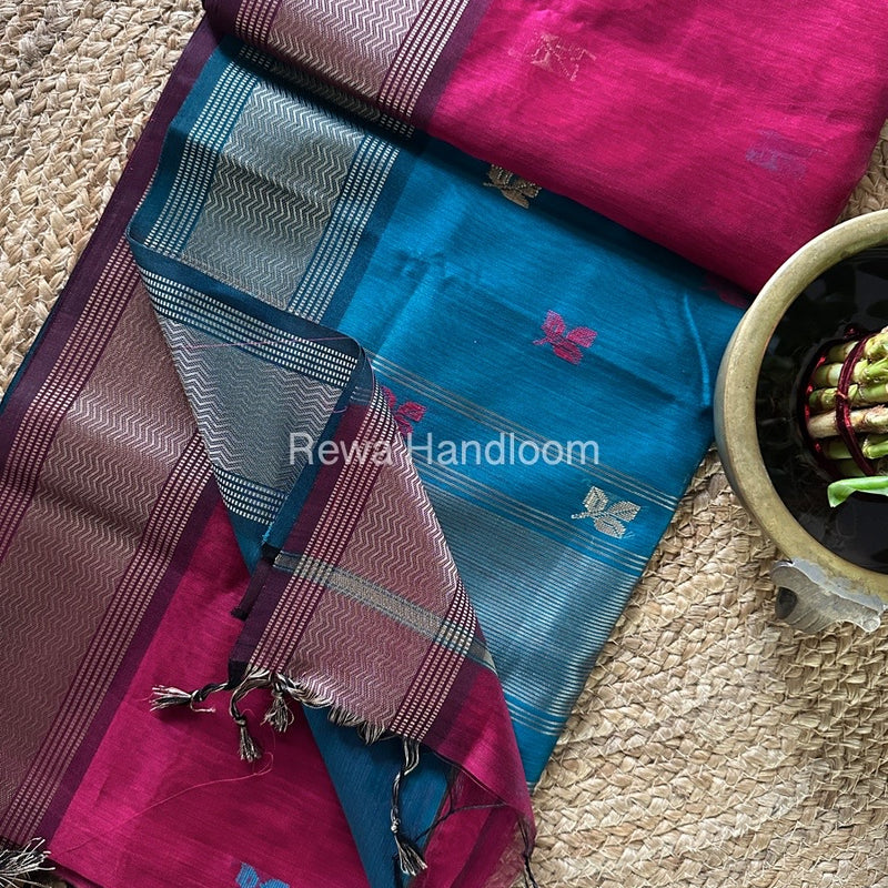 Maheshwari Resham Thread Butti Saree