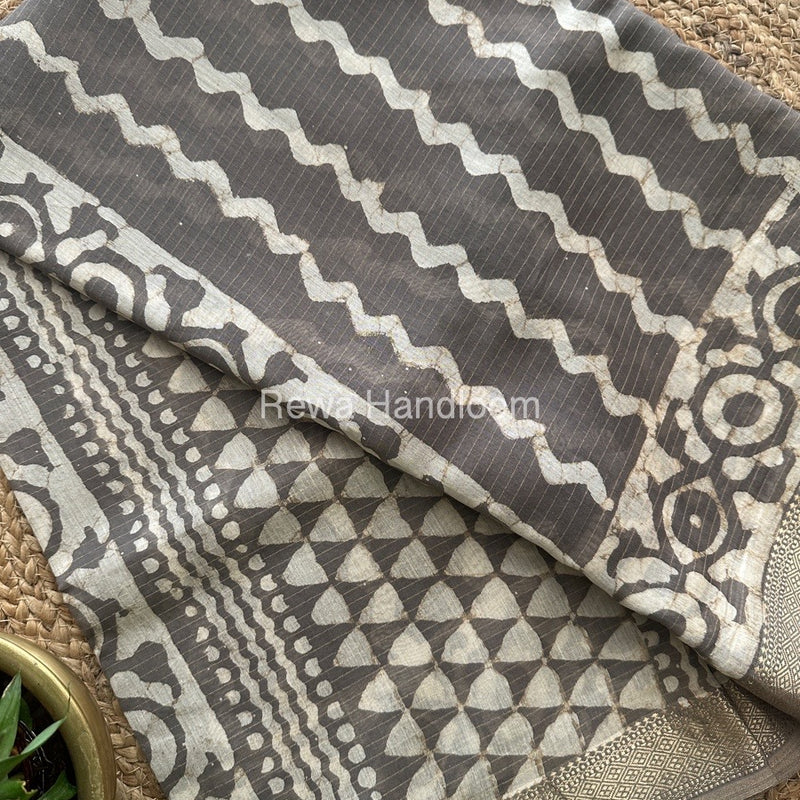  Tissue Lining Kashish Print Saree