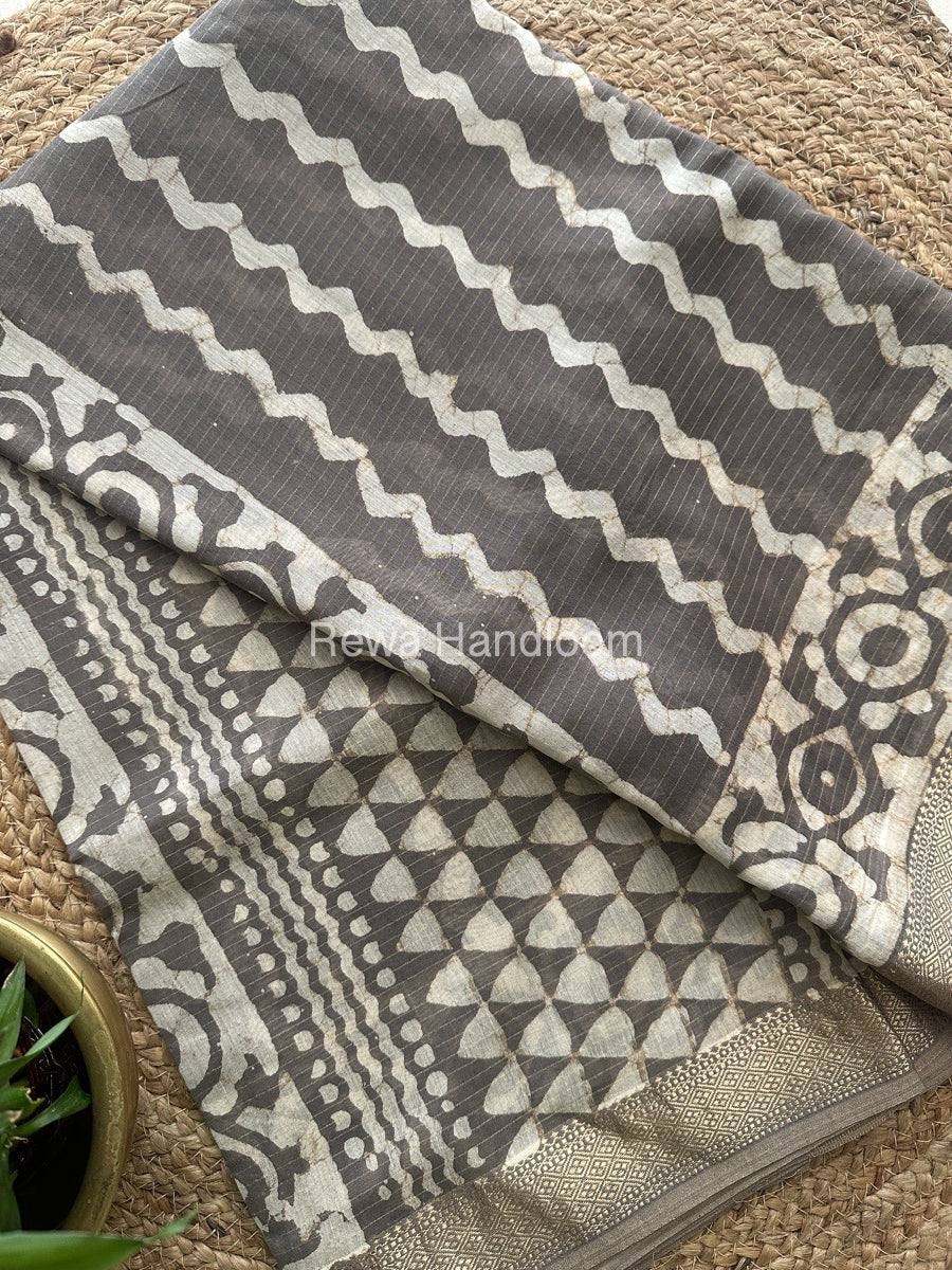  Tissue Lining Kashish Print Saree