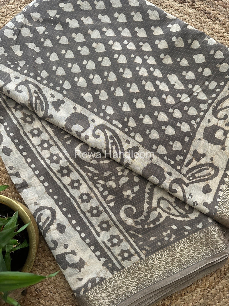 Tissue Lining Kashish Print Saree