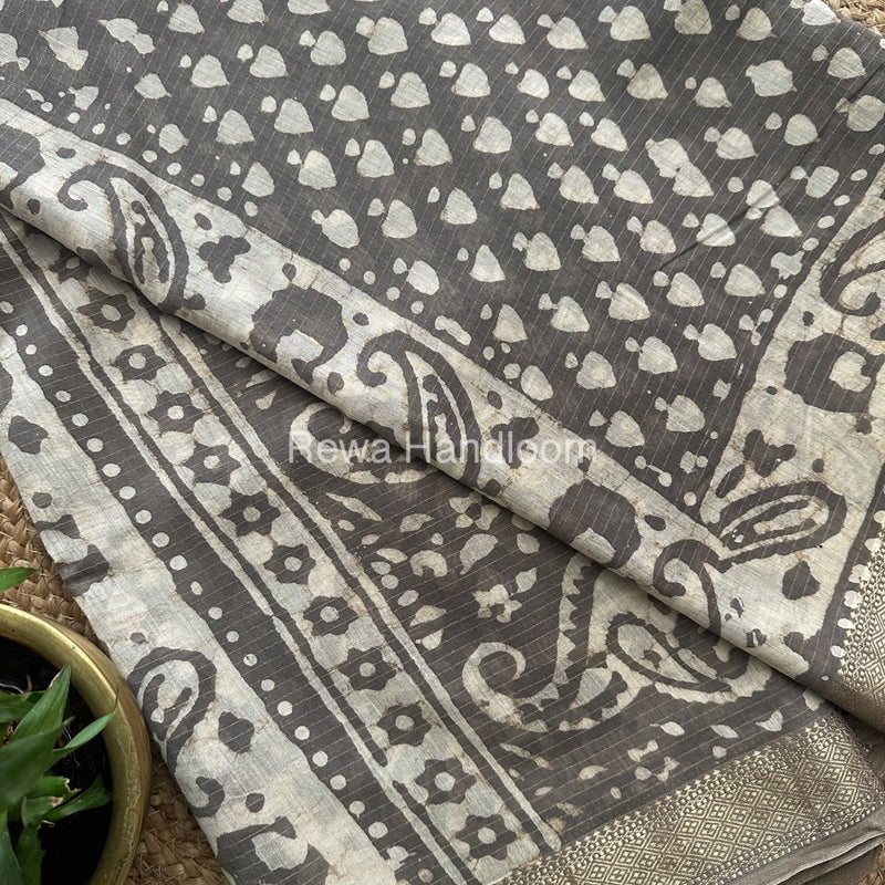 Tissue Lining Kashish Print Saree