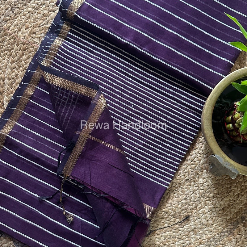 Maheshwari Gichha Thread Lining Saree