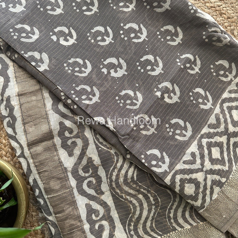  Tissue Lining Kashish Print Saree