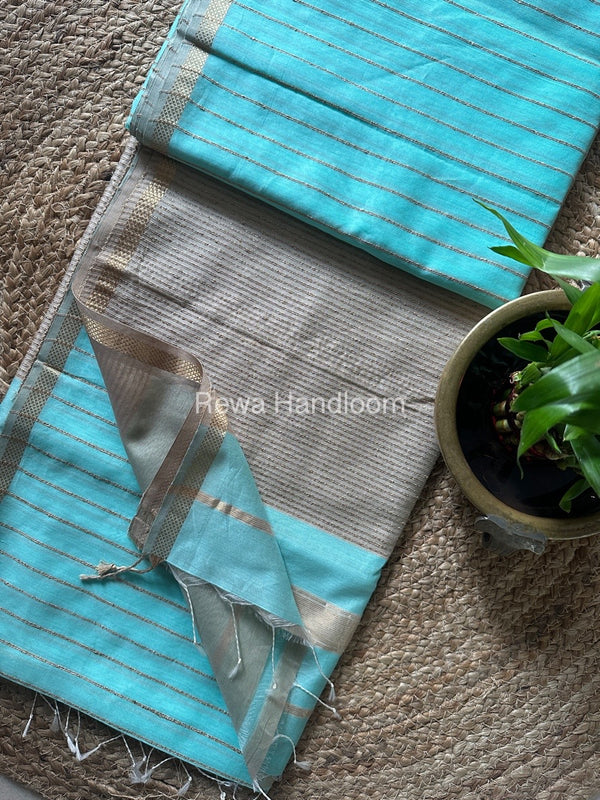 Maheshwari Gichha Thread Lining Saree