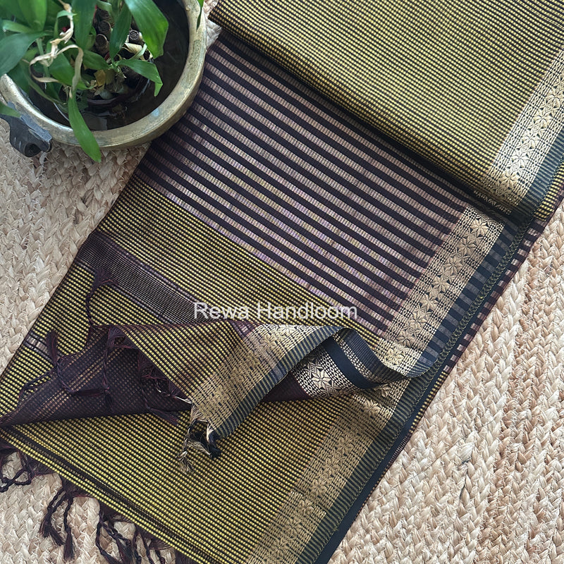 Maheshwari Garbha Reshami Silk Saree