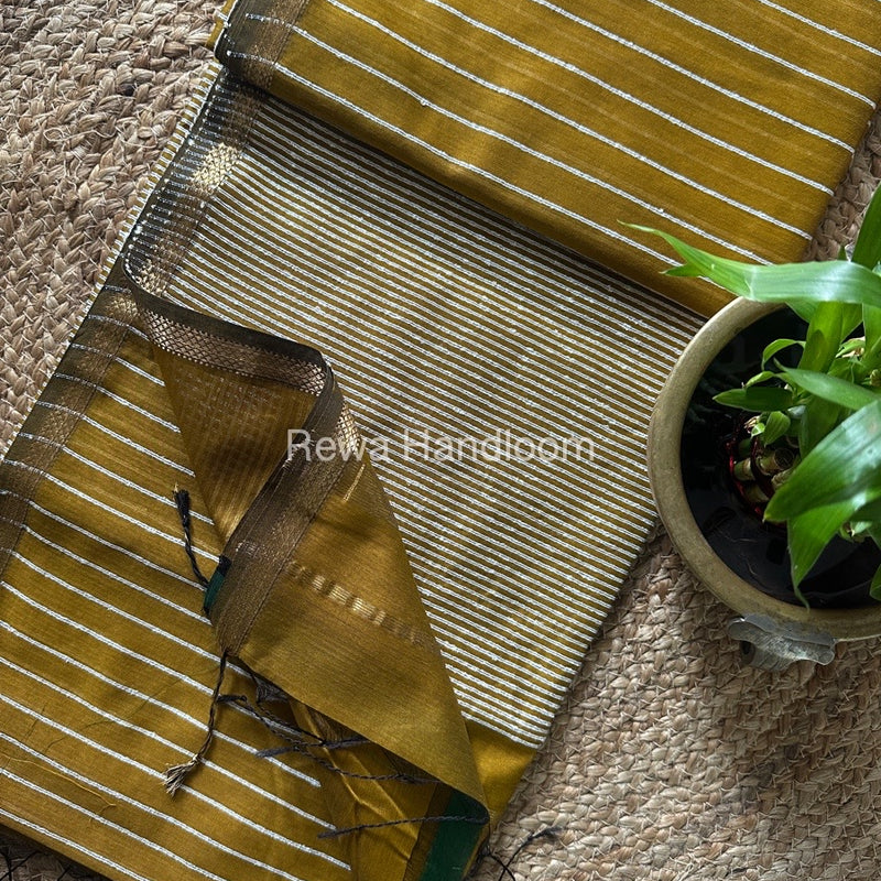 Maheshwari Gichha Thread Lining Saree