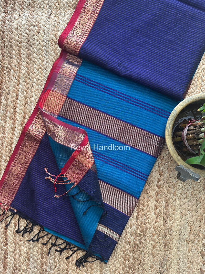 Maheshwari Garbha Reshami Silk Saree
