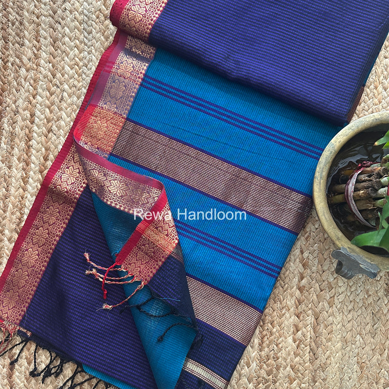 Maheshwari Garbha Reshami Silk Saree