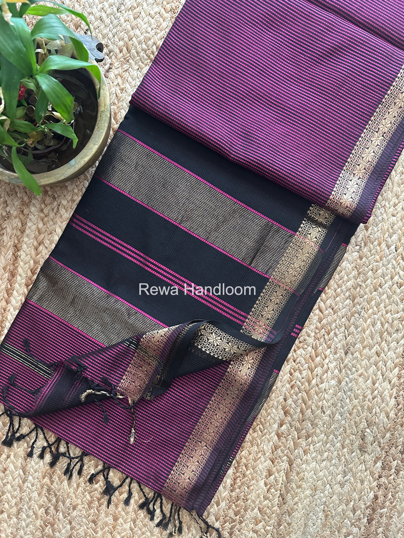 Maheshwari Garbha Reshami Silk Saree