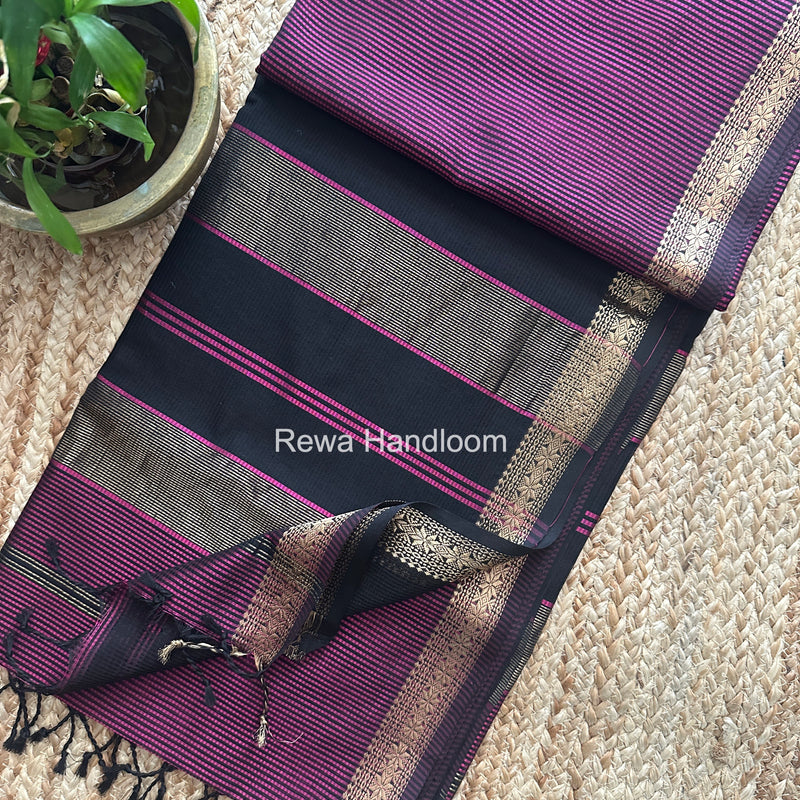 Maheshwari Garbha Reshami Silk Saree