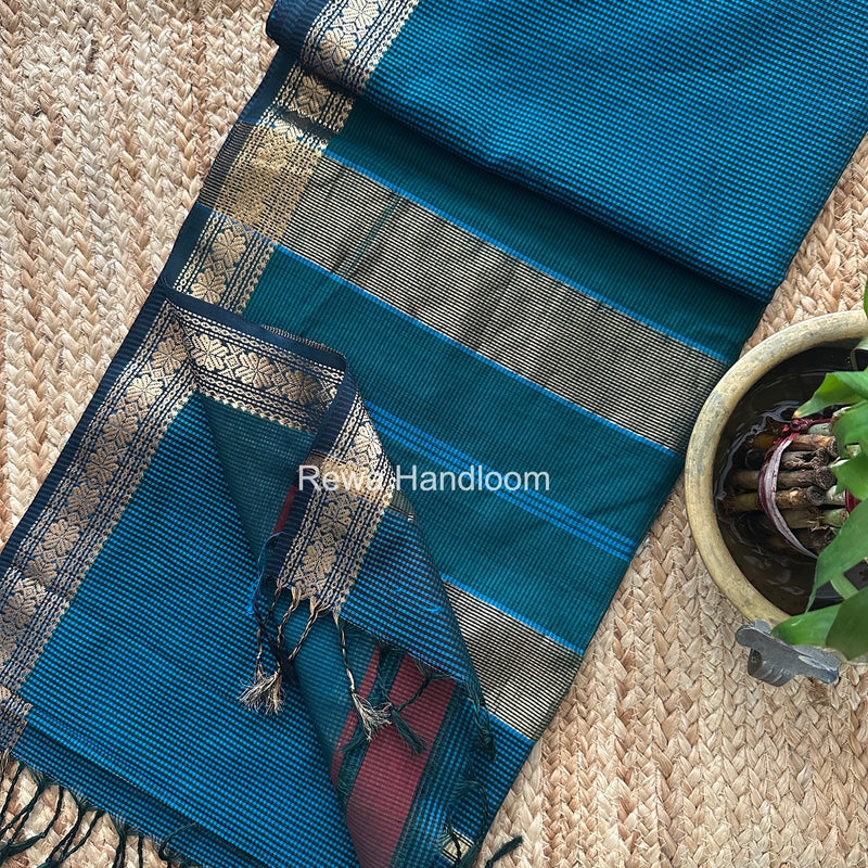 Maheshwari Garbha Reshami Silk Saree
