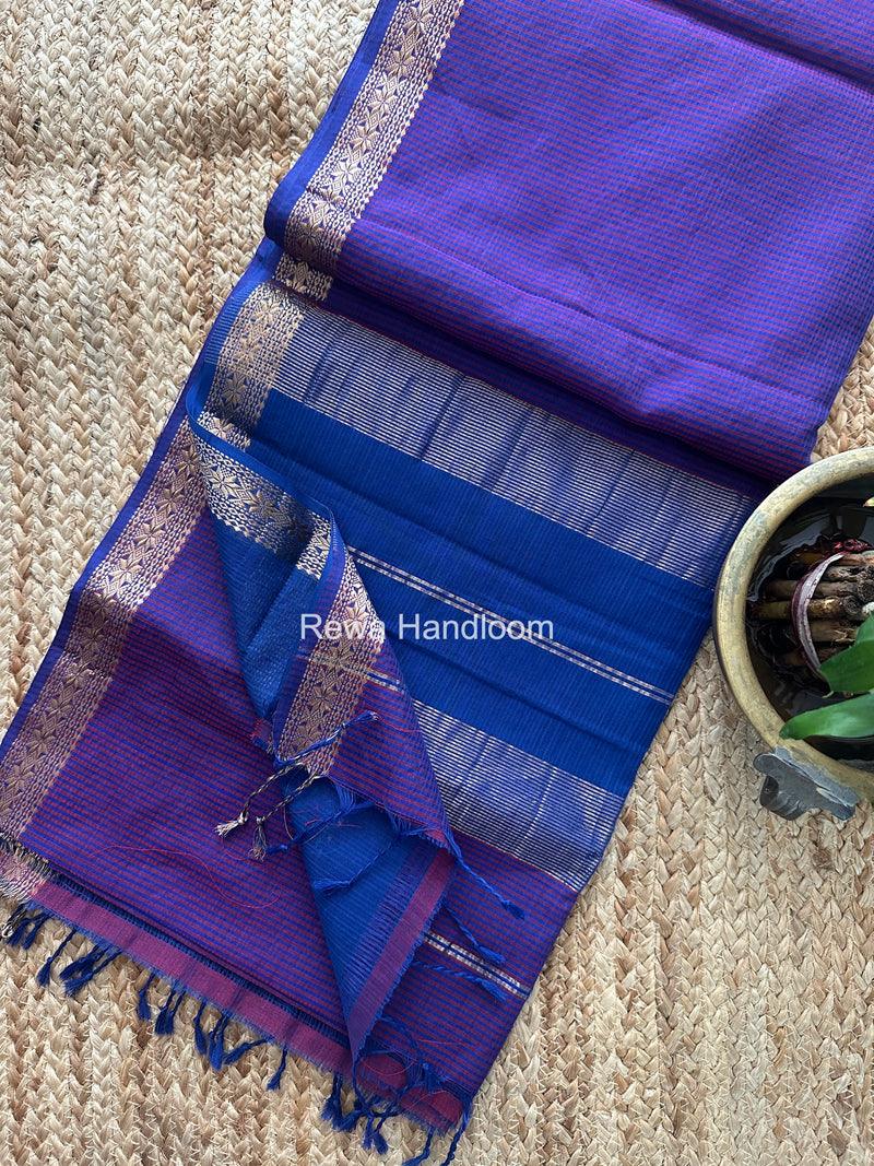 Maheshwari Garbha Reshami Silk Saree  