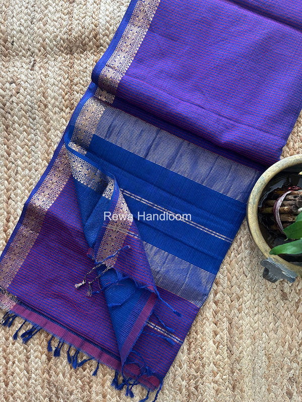 Maheshwari Garbha Reshami Silk Saree  