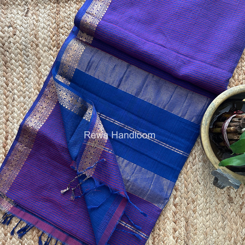 Maheshwari Garbha Reshami Silk Saree  