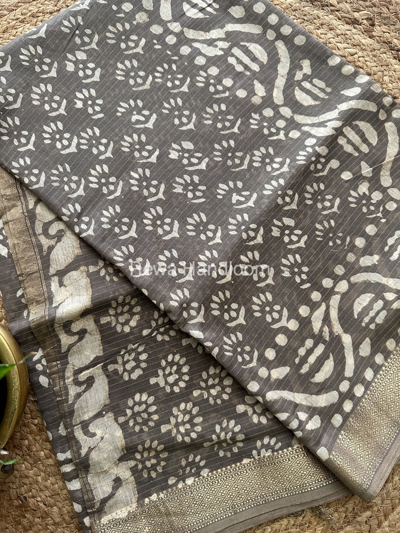  Tissue Lining Kashish Print Saree