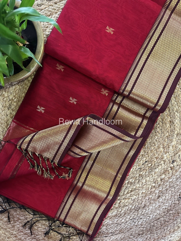 Maheshwari Zari Butti Saree